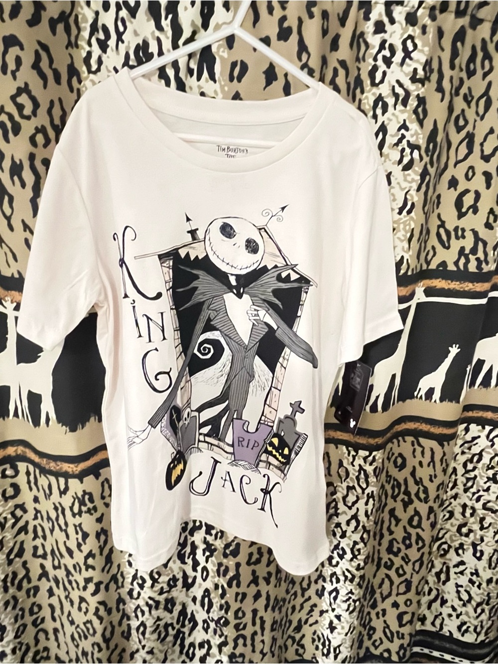 The Nightmare Before Christmas Jack Skellington Kids Short-Sleeve Tee - White